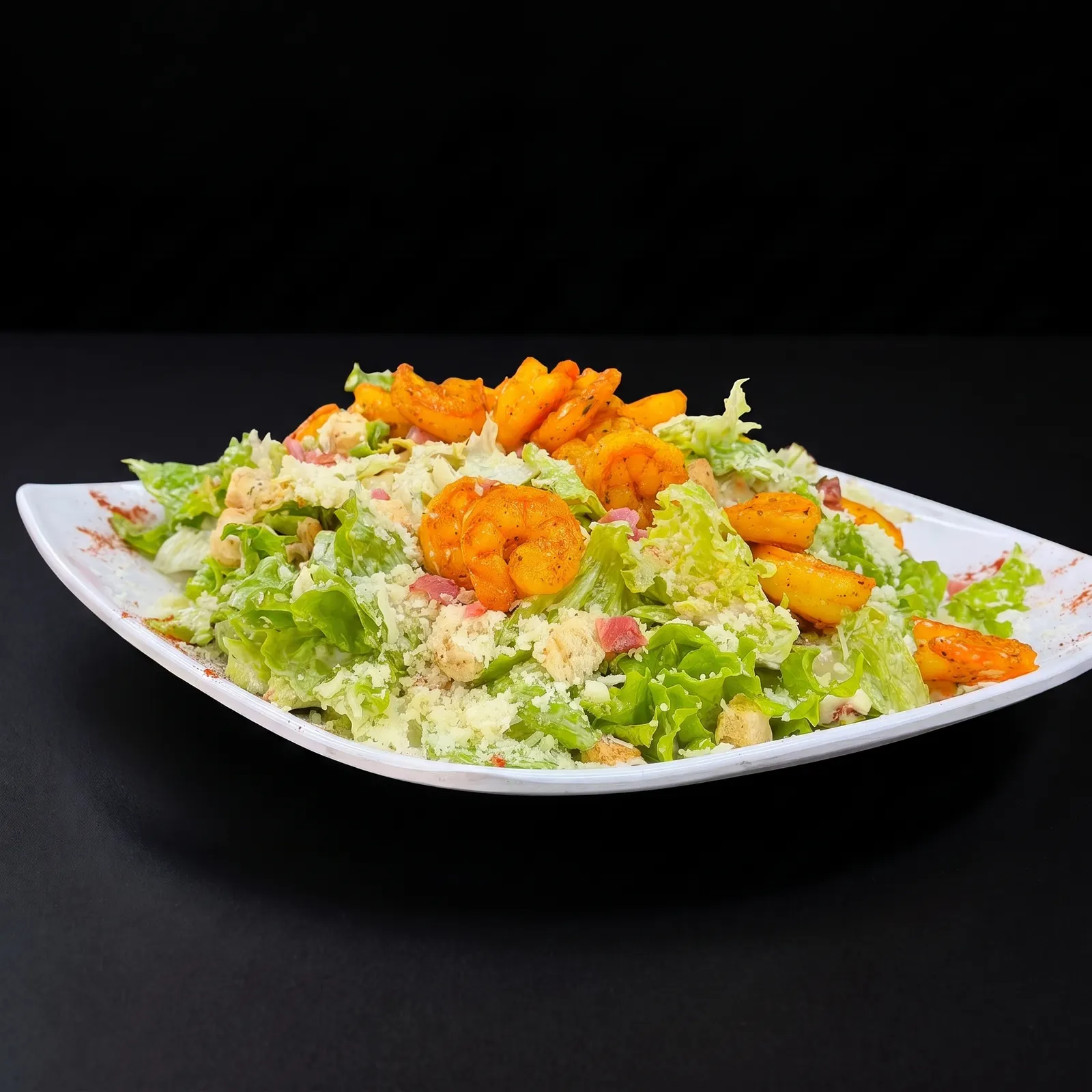 Ensalada César Camarones